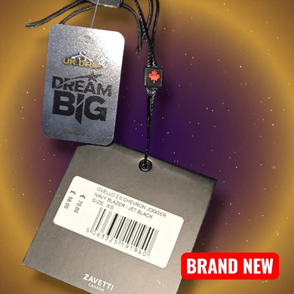 Zavetti Canada Joggers with Chevron Design - Size XS