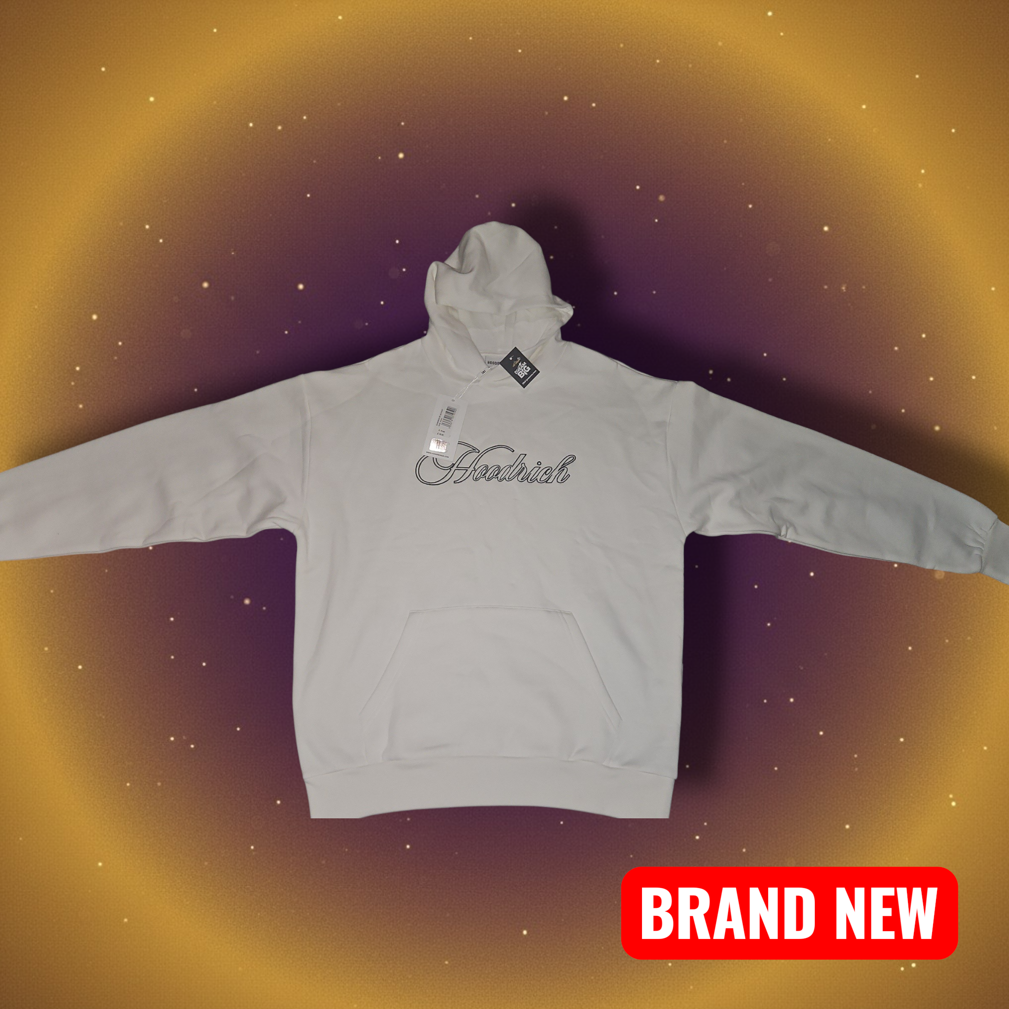 Hoodrich White Hoodie - Authentic UK Streetwear