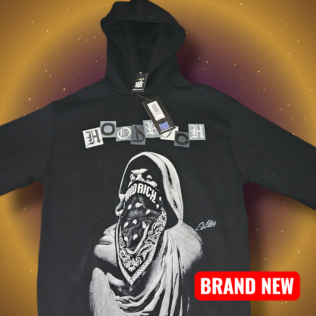 Hoodrich Black Hoodie XS - Premium Streetwear