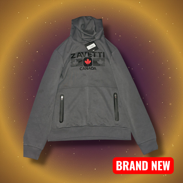 Zavetti Canada Grey Hoodie - Size L - Authentic & BNWT