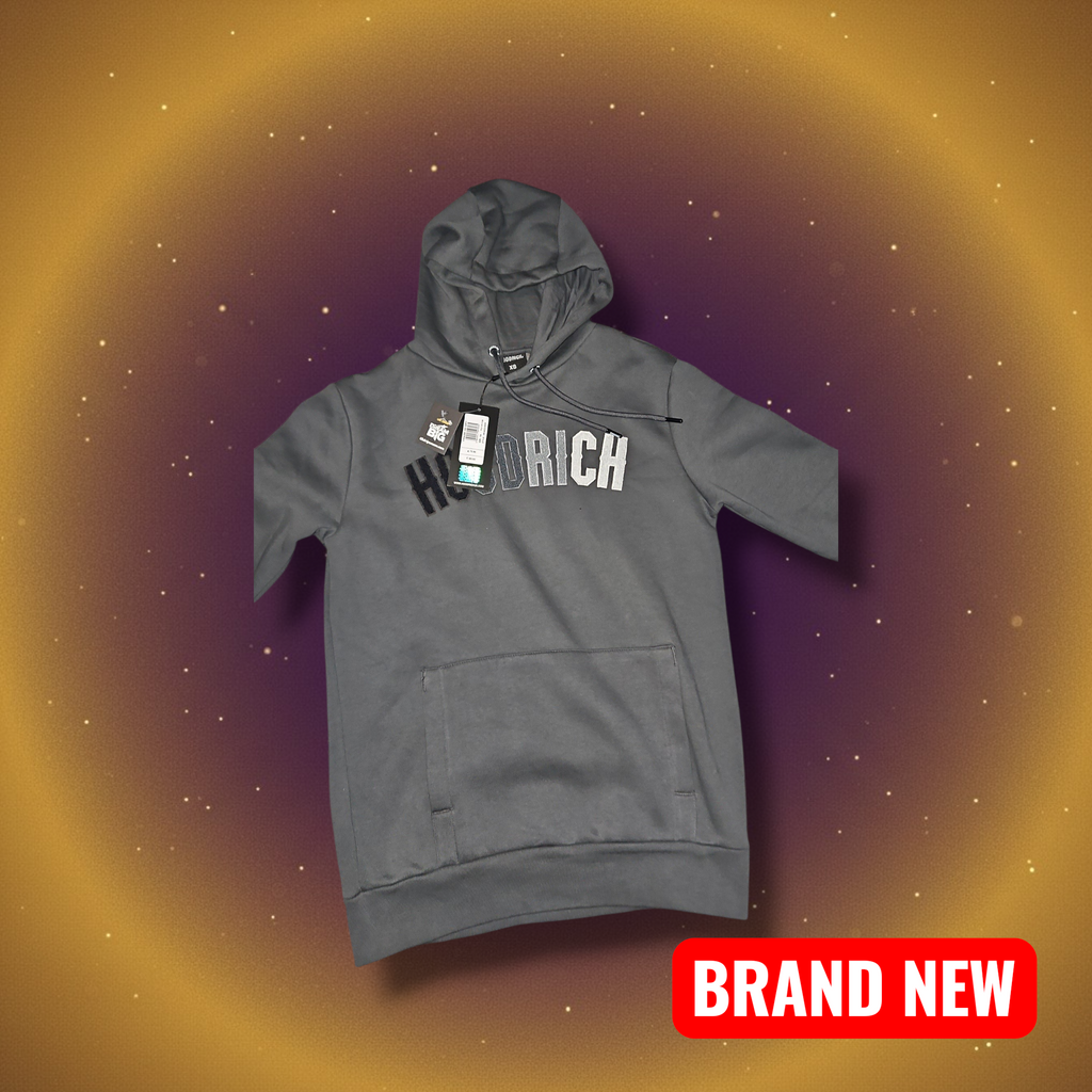 Hoodrich Hoodie XS - Grey - Brand New with Tags