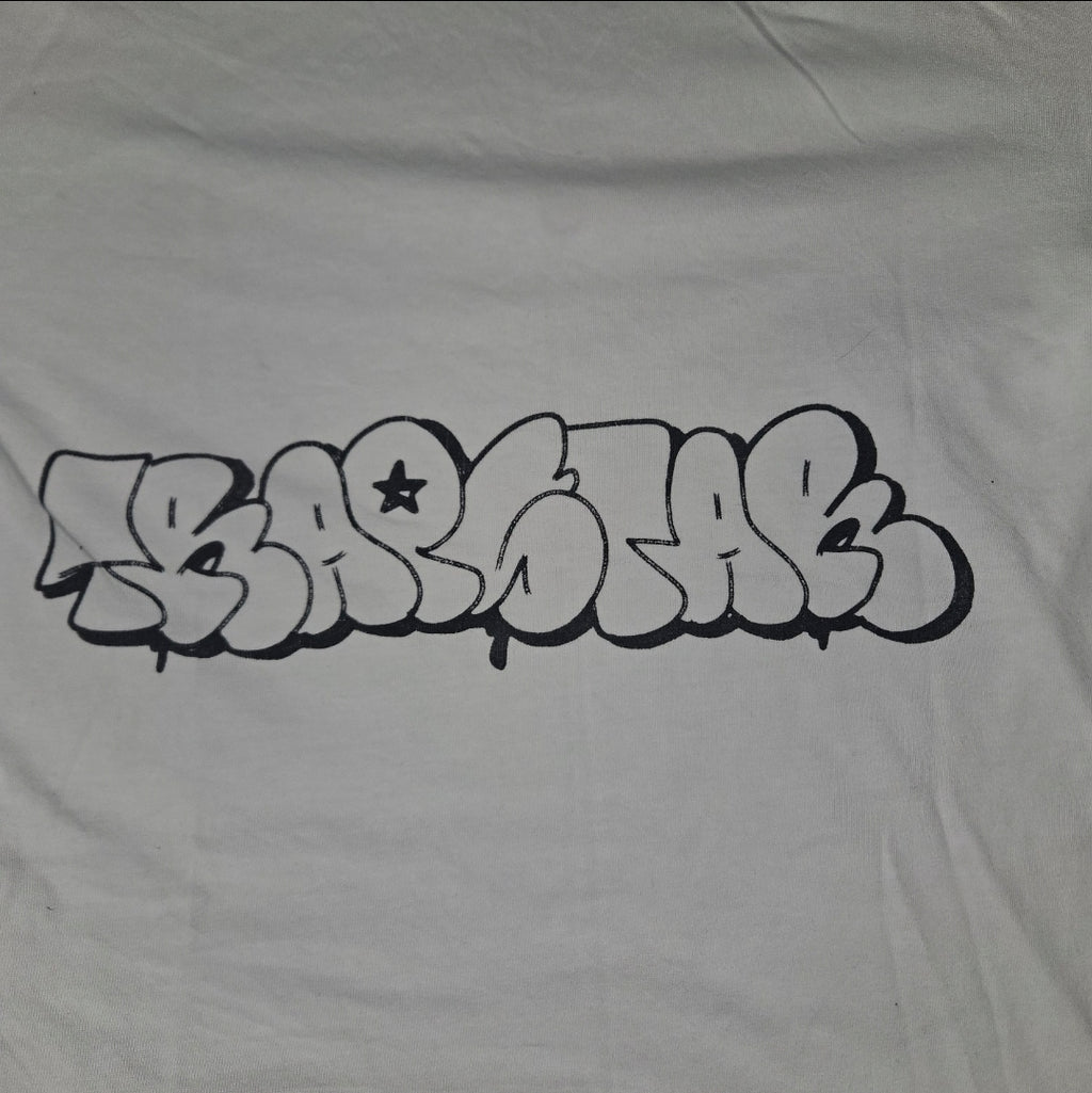 Trapstar Print T-Shirt - White & Black - Size XS