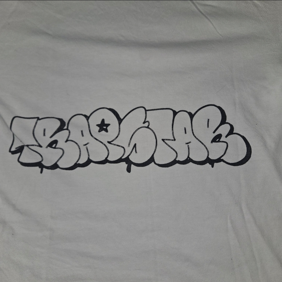 Trapstar Print T-Shirt - White & Black - Size XS