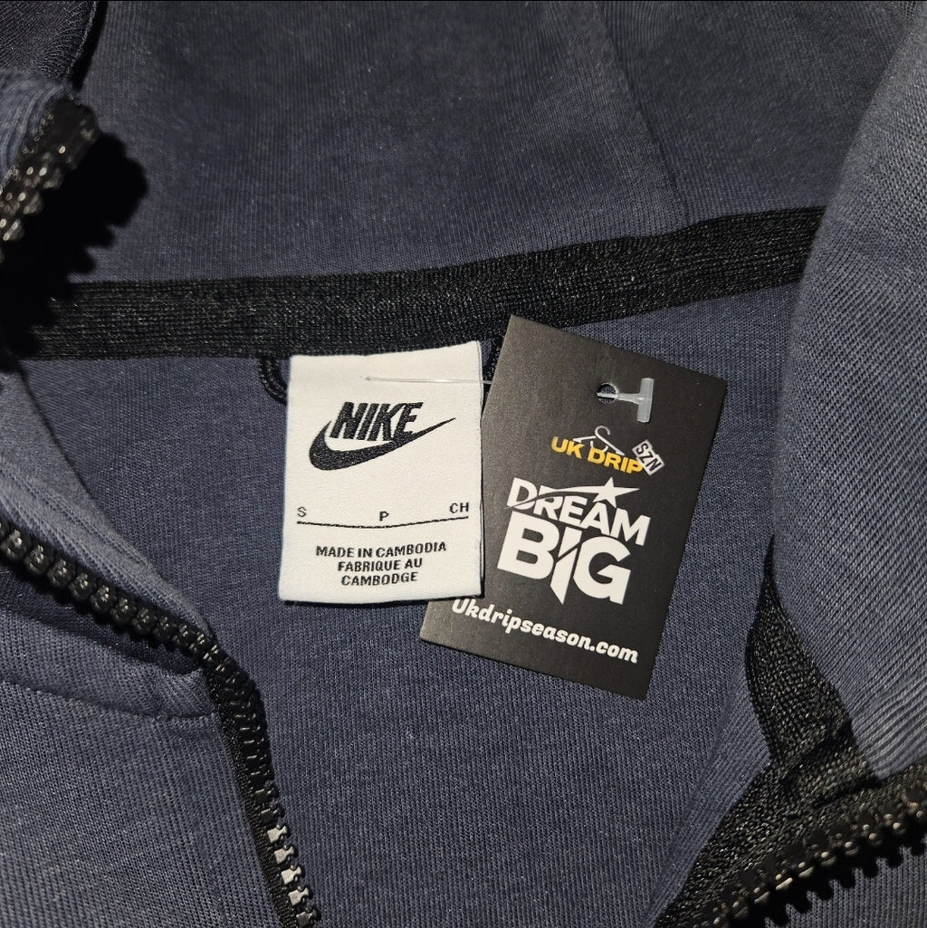 Nike Tech Fleece Tracksuit Set - Dark Blue & Navy Combo