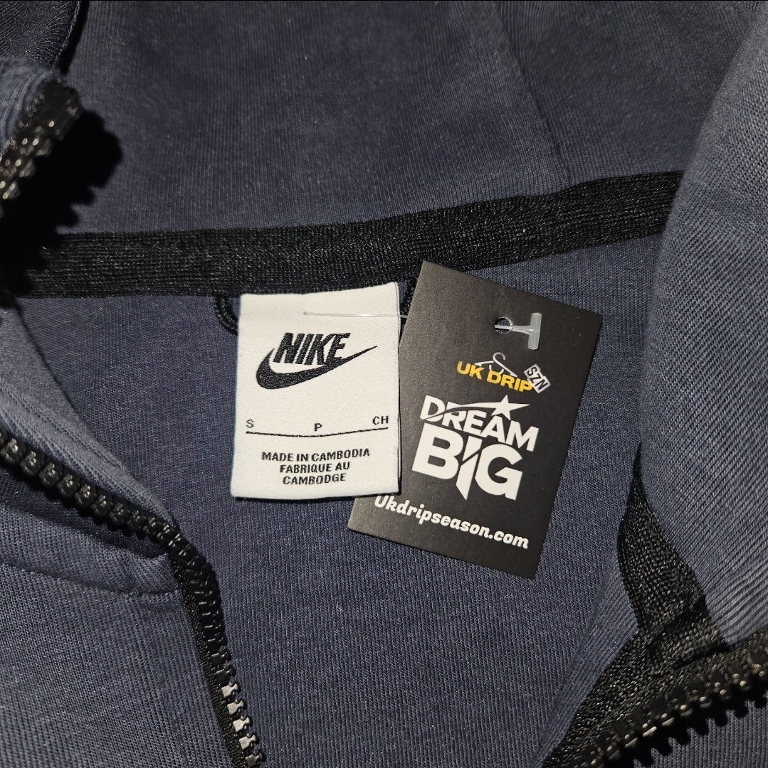 Nike Tech Fleece Tracksuit Set - Dark Blue & Navy Combo