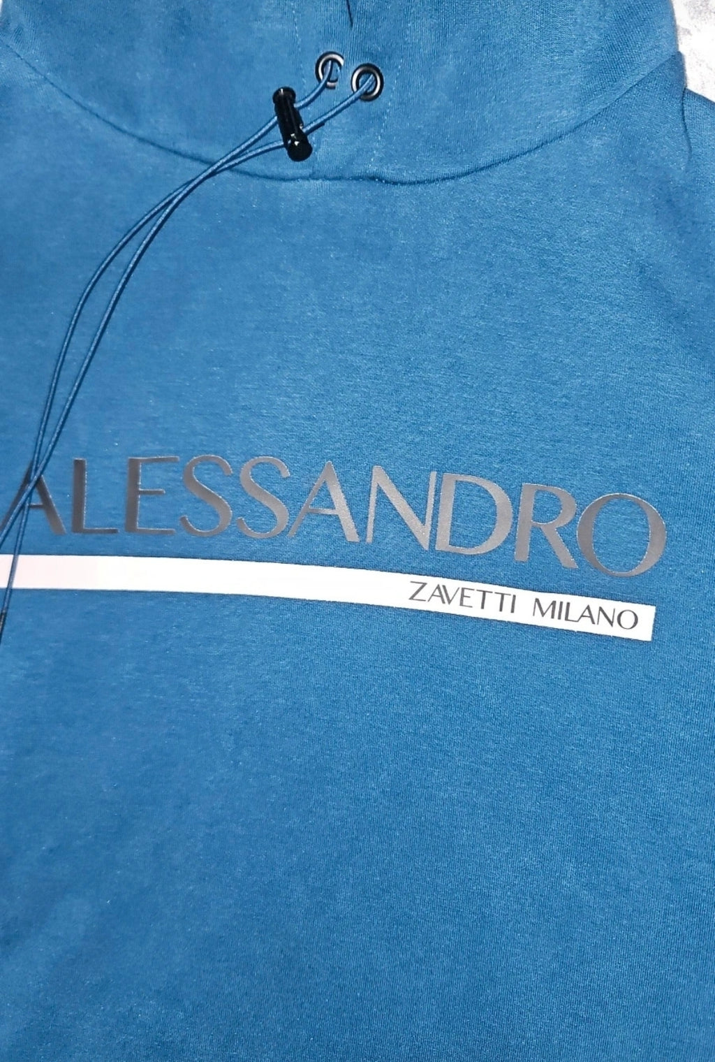 Alessandro Zavetti Navy Blue Hoodie - Size XS