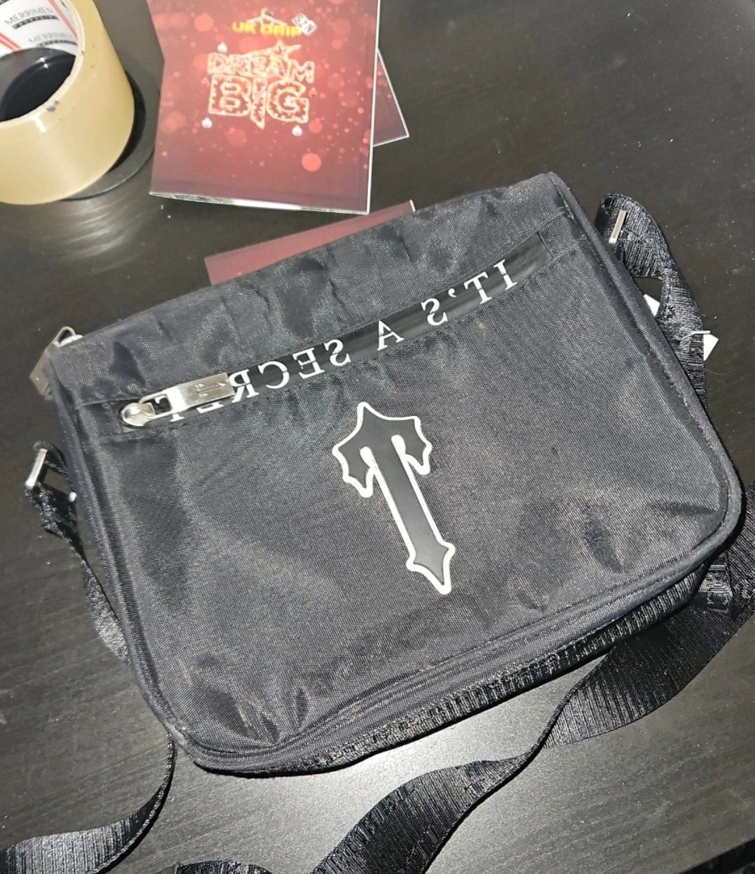 Trapstar Messenger Bag - Black One Size