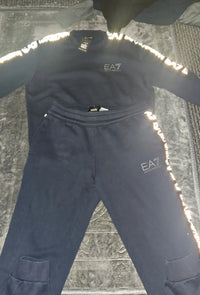 EA7 Emporio Armani Navy Tracksuit - Size Small