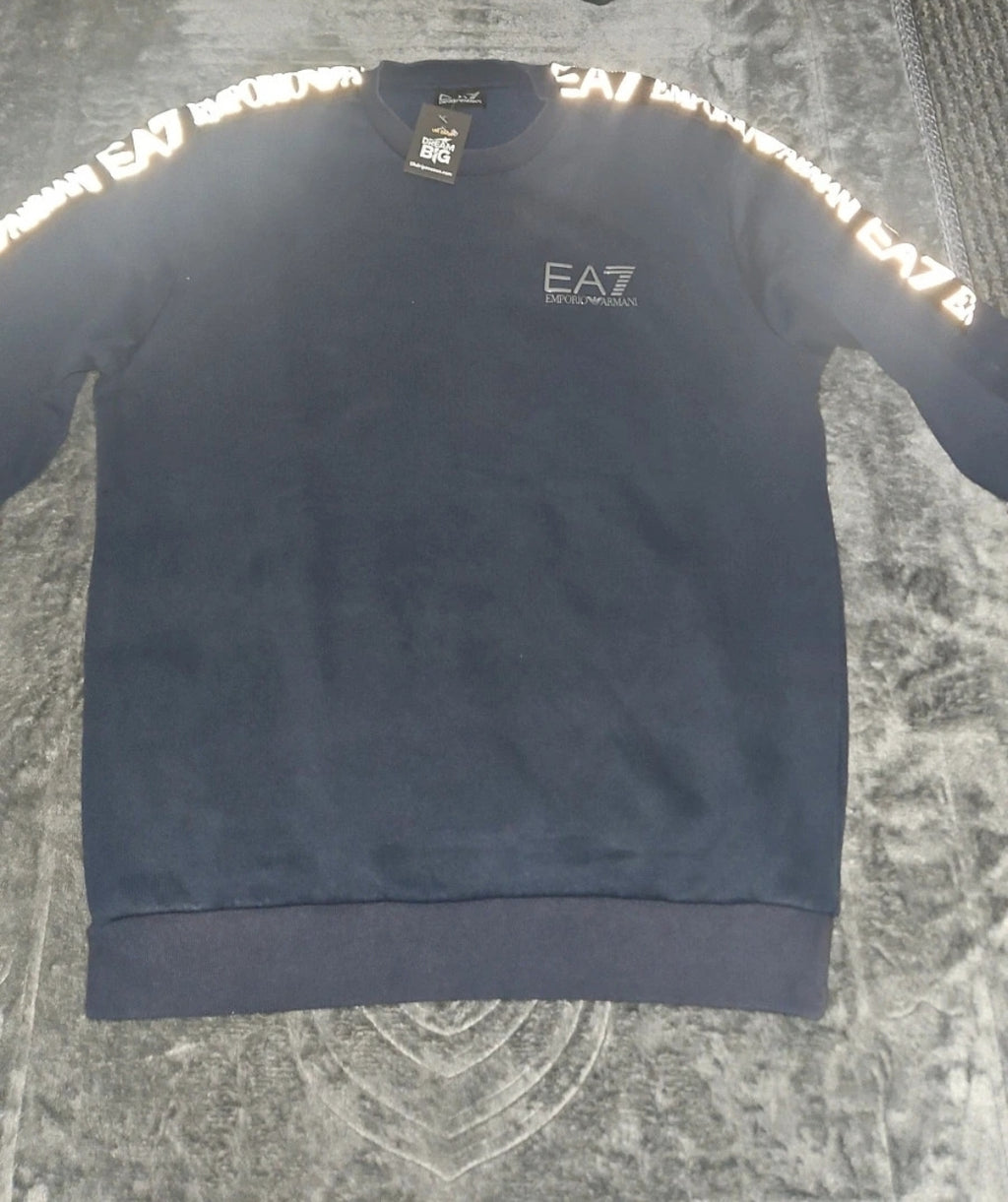 EA7 Emporio Armani Navy Tracksuit - Size Small