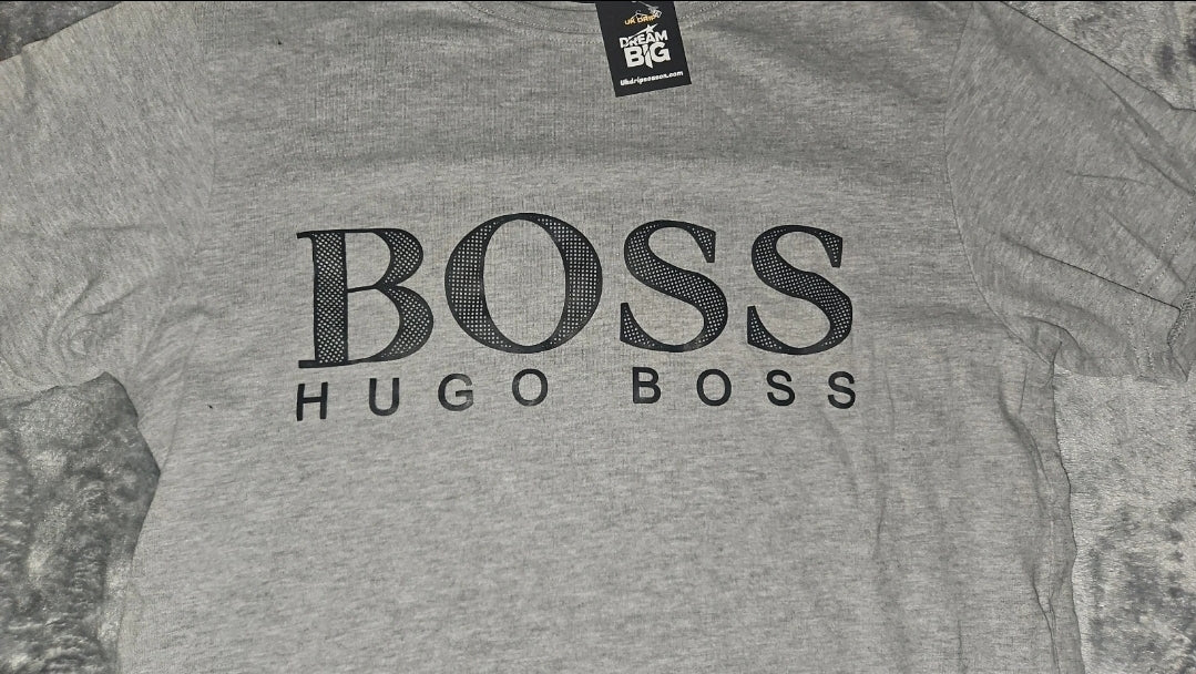 Hugo Boss T-Shirt Small - Black Designer Quality