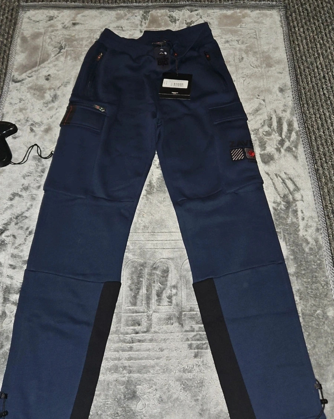 Zavetti Canada Joggers with Chevron Design - Size XS