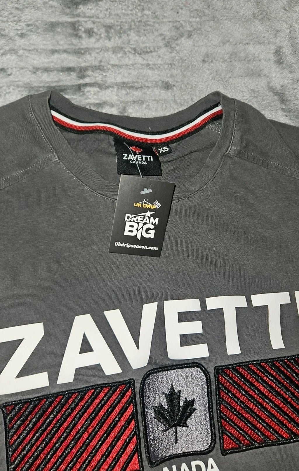 Zavetti Canada Dark Grey T-Shirt XS - Stylish Streetwear