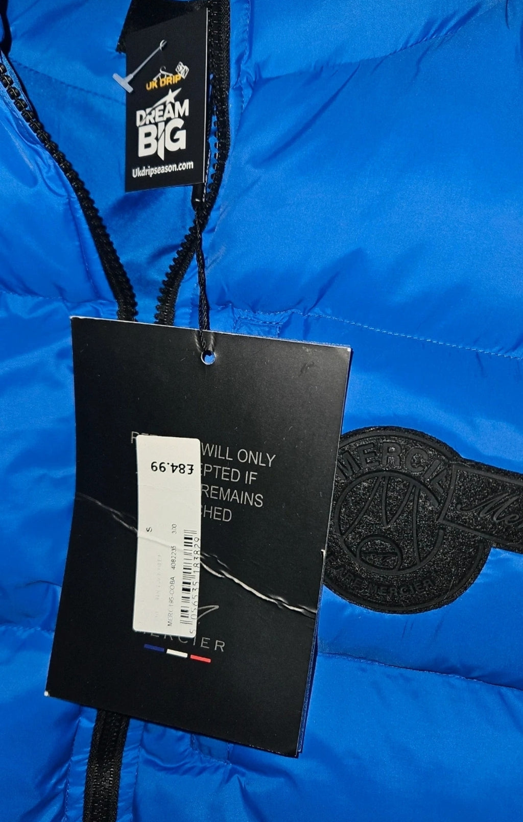 Mercier Blue Gilet Size Small - Essential Layering Piece