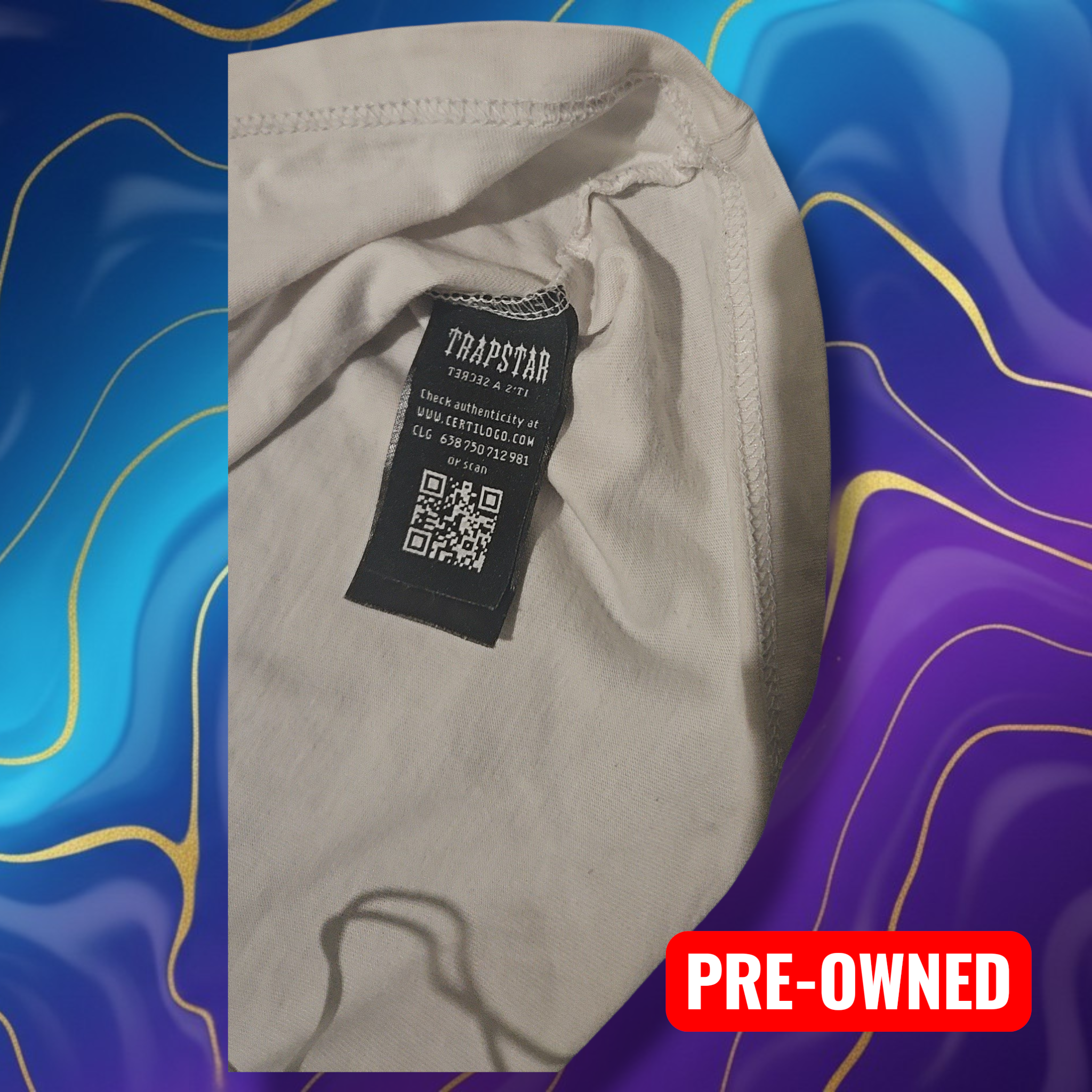 Trapstar Irongate T-Shirt White Large - Pre-Owned