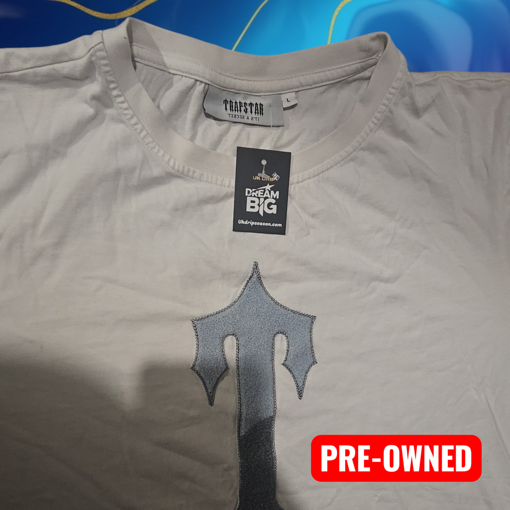 Trapstar Irongate T-Shirt White Large - Pre-Owned