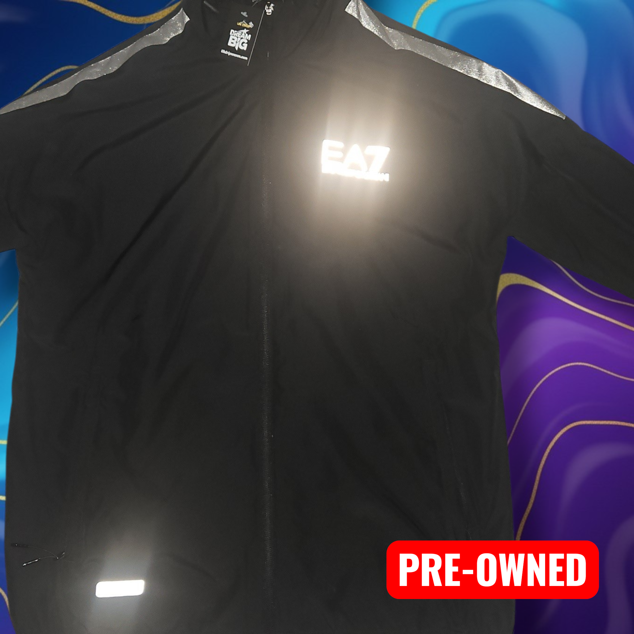 EA7 Reflective Jacket Size Small by Emporio Armani