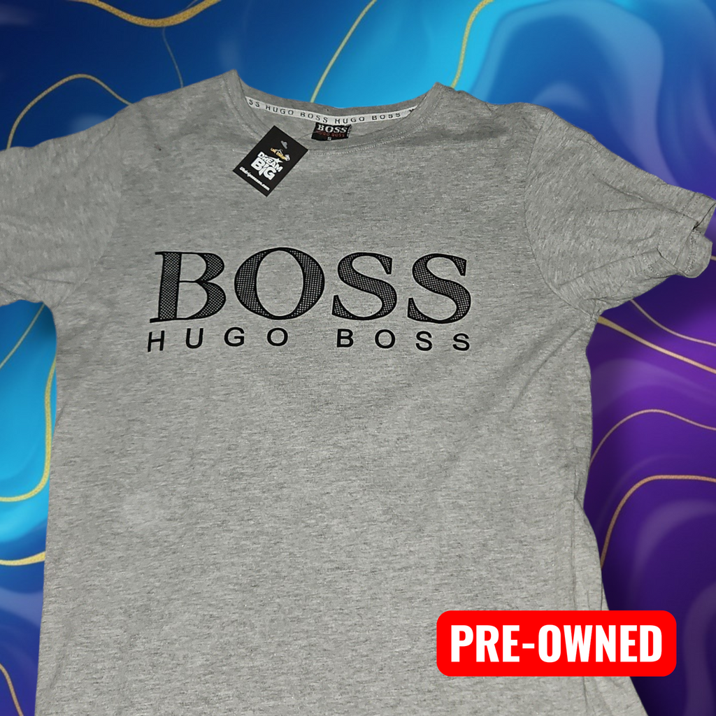 Hugo Boss T-Shirt Small - Black Designer Quality
