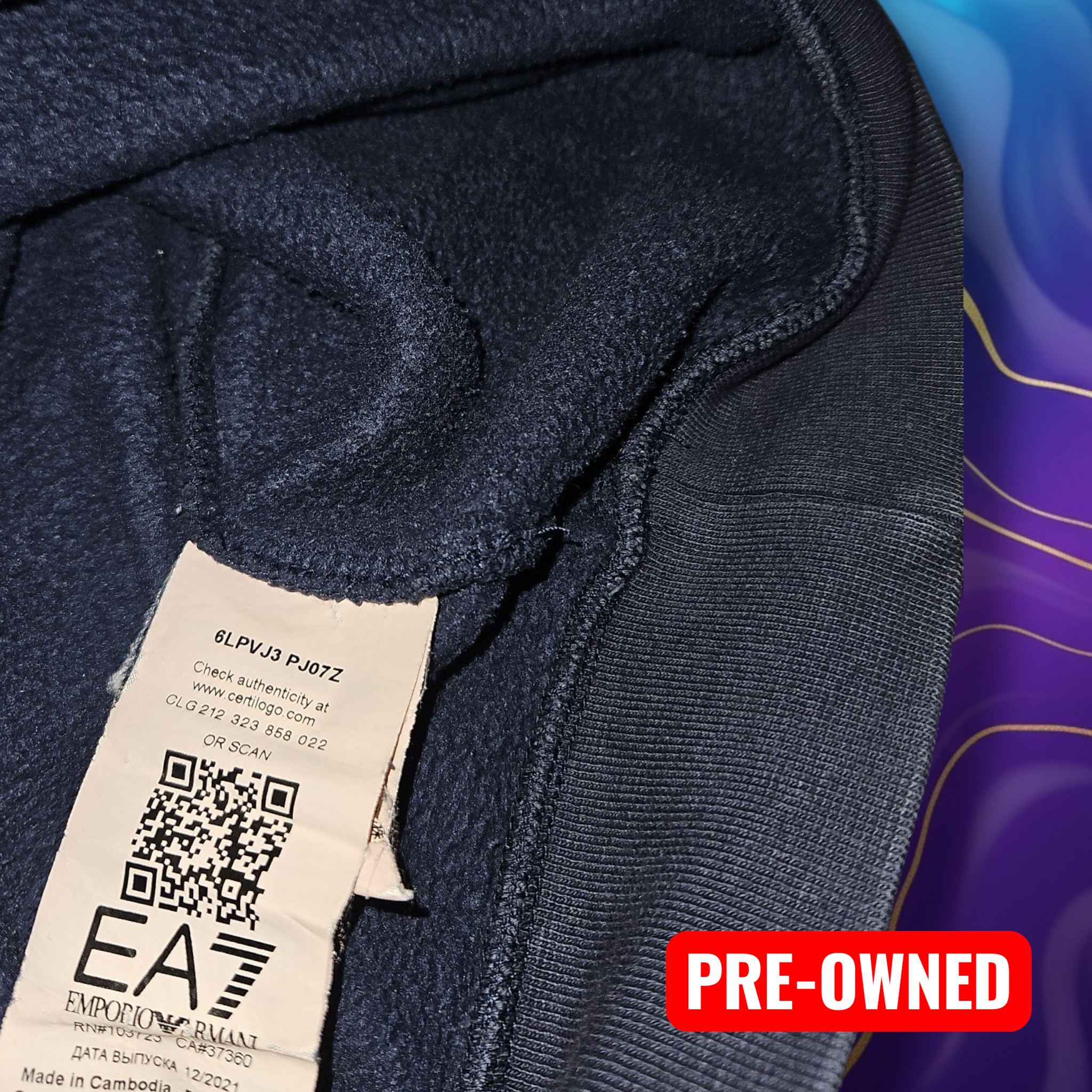 EA7 Emporio Armani Navy Tracksuit - Size Small