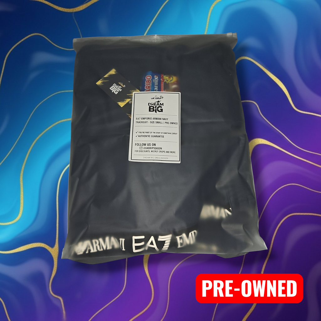 EA7 Emporio Armani Navy Tracksuit - Size Small