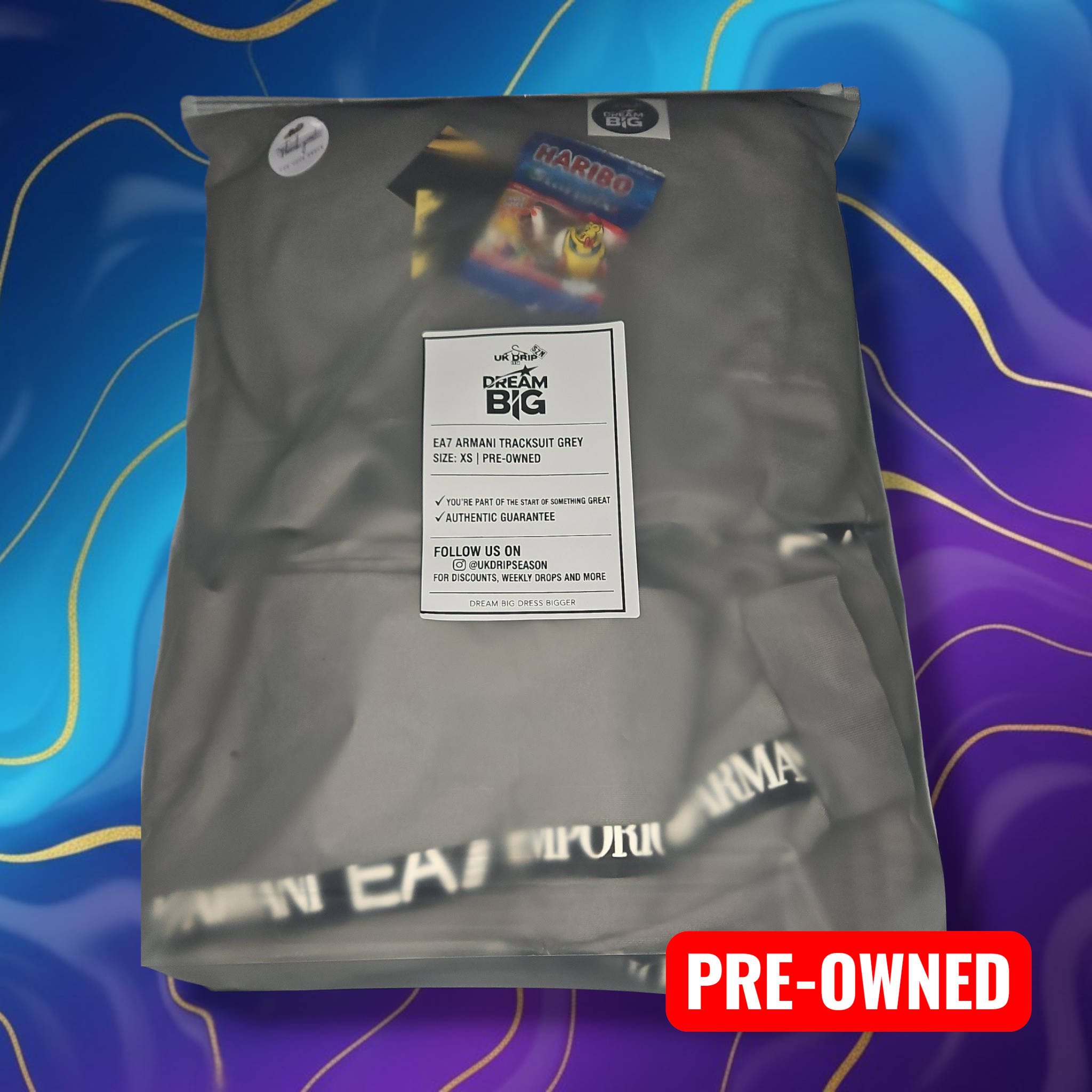 EA7 Armani Tracksuit Set - Size XS Authentic Sportswear