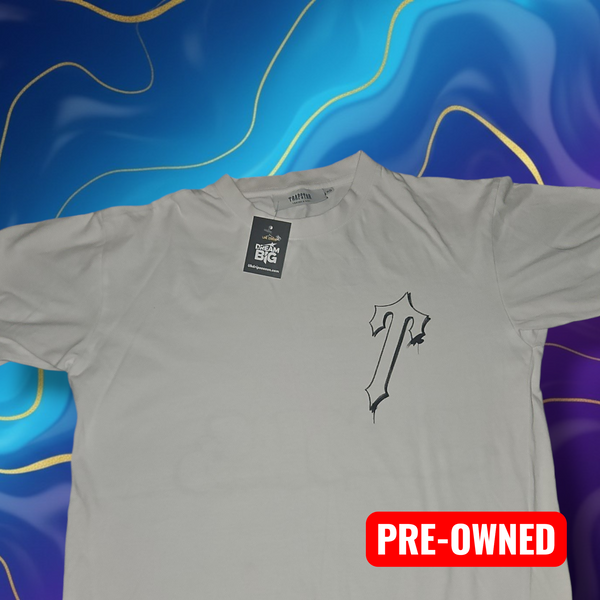 Trapstar Print T-Shirt - White & Black - Size XS