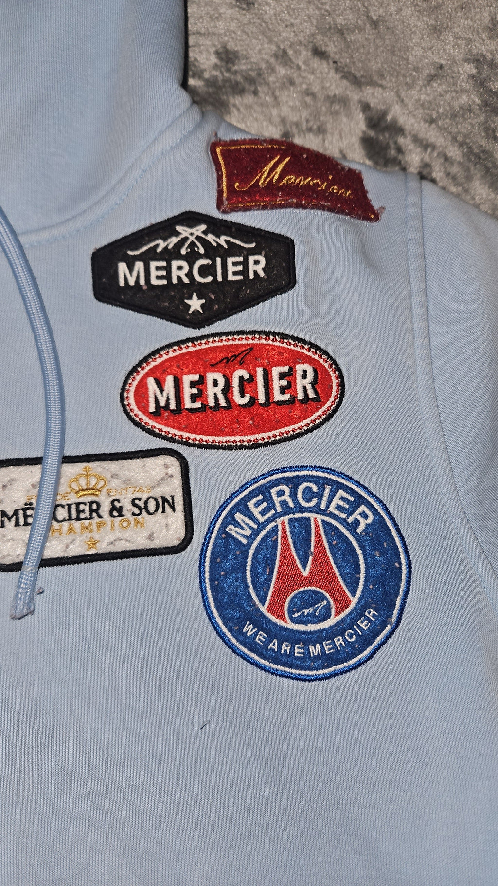 Mercier Blue Hoodie - Stylish Comfort for Small Sizes