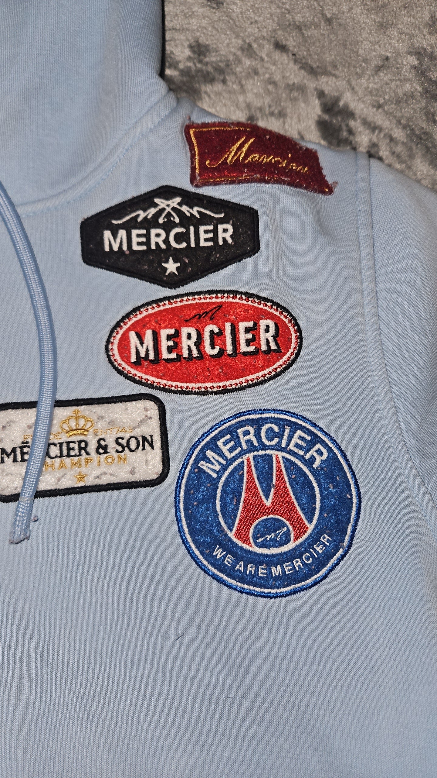 Mercier Blue Hoodie - Stylish Comfort for Small Sizes