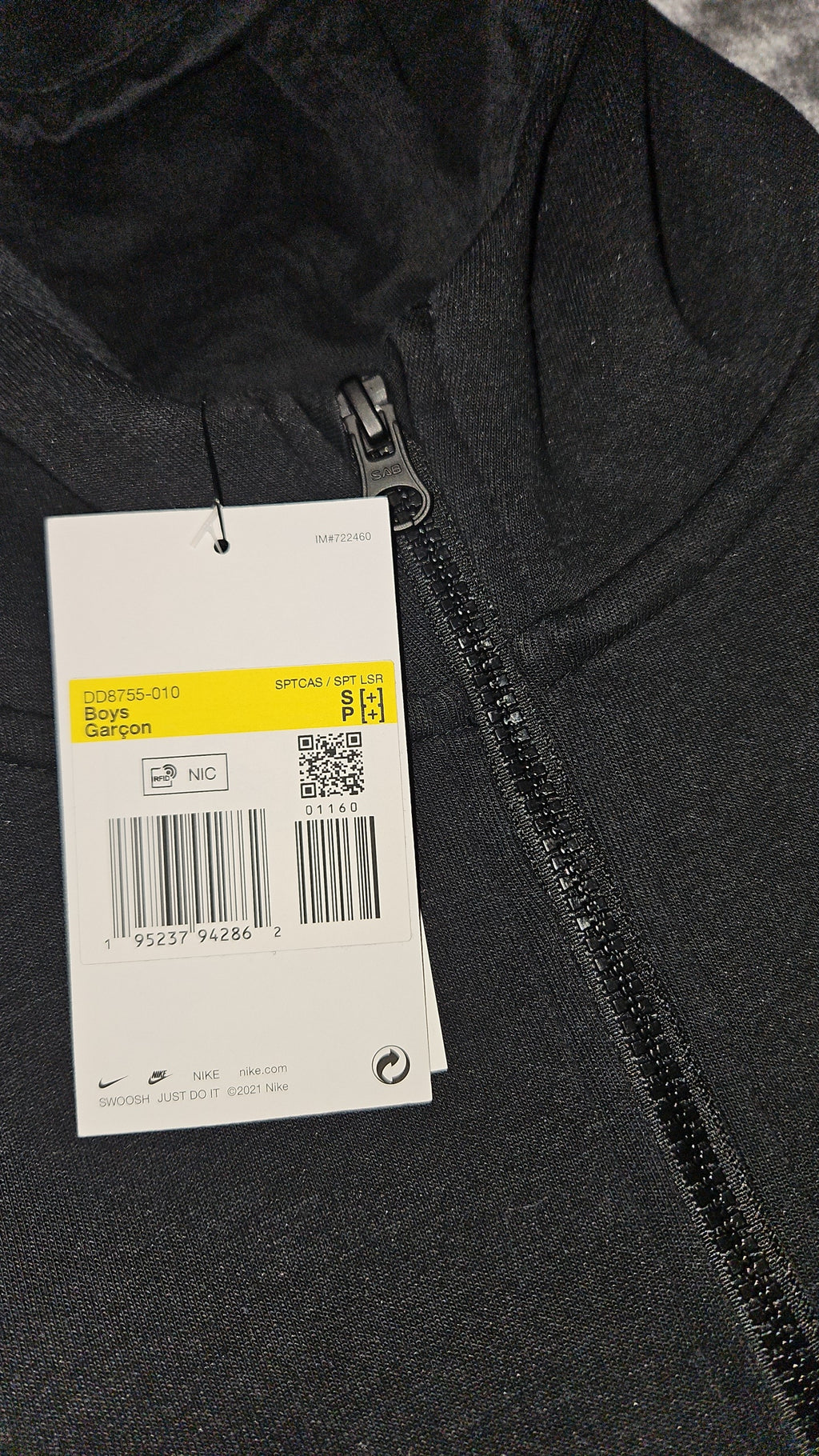 Nike Tech Fleece Juniors Black Hoodie - Streetwear Essential