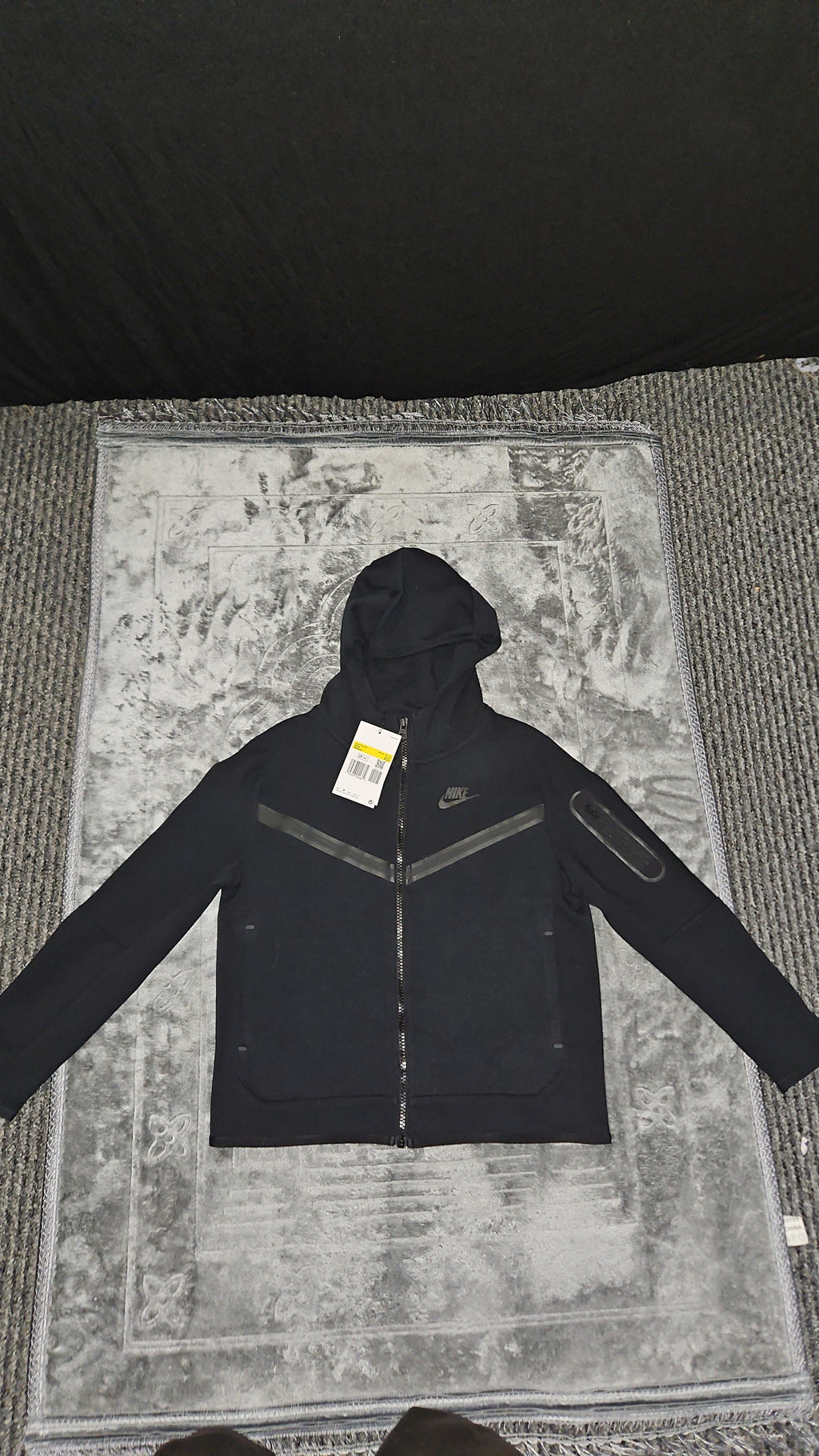 Nike Tech Fleece Juniors Black Hoodie - Streetwear Essential
