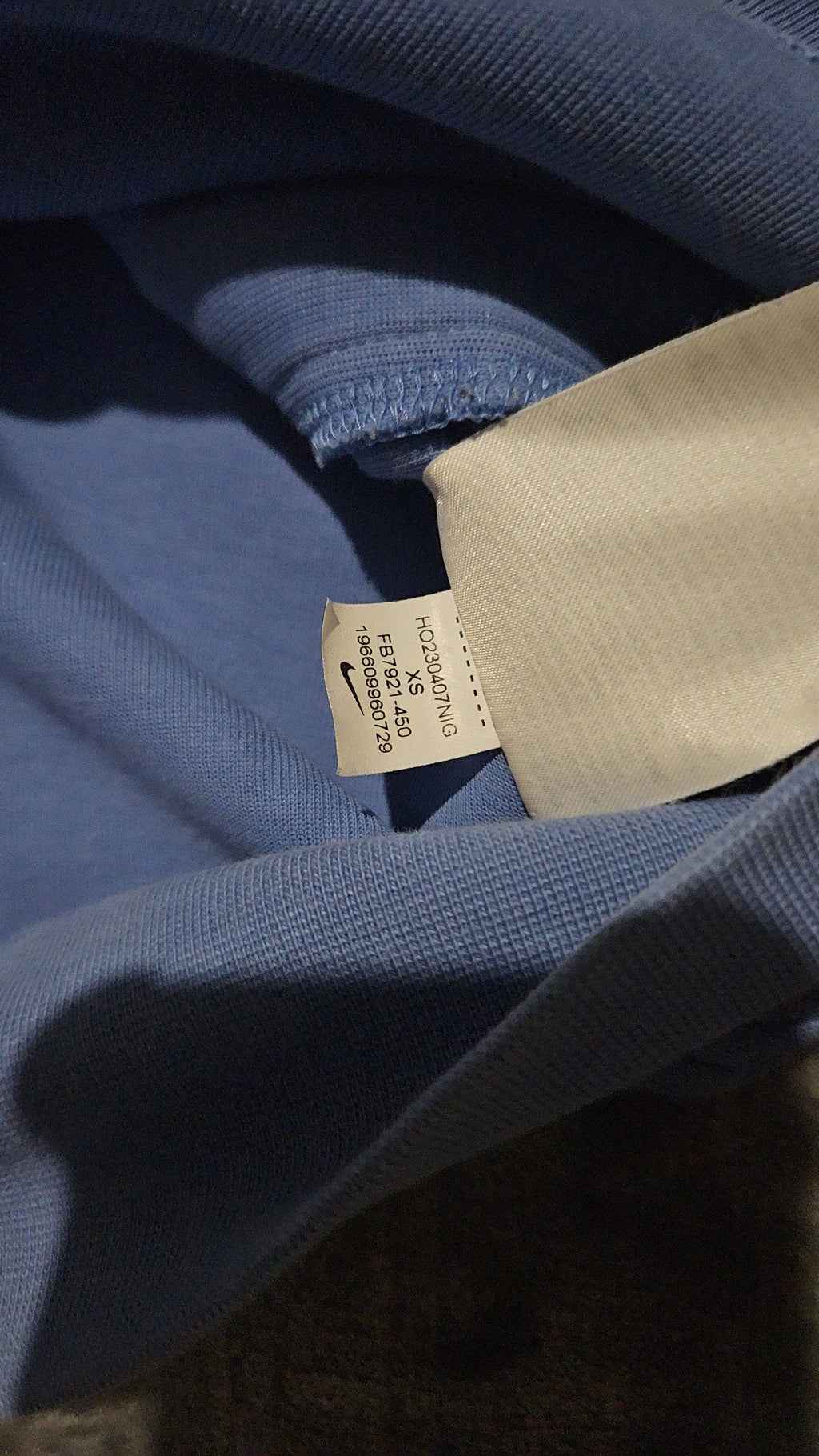 Nike Tech Fleece Hoodie in Blue - Size XS