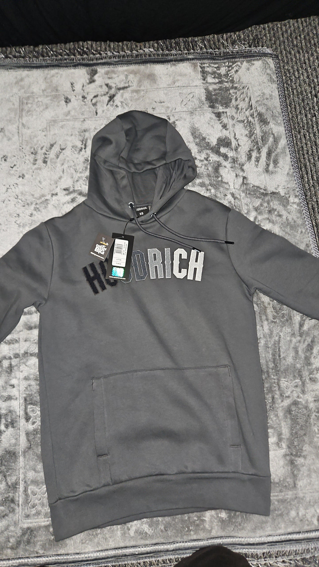Hoodrich Hoodie XS - Grey - Brand New with Tags