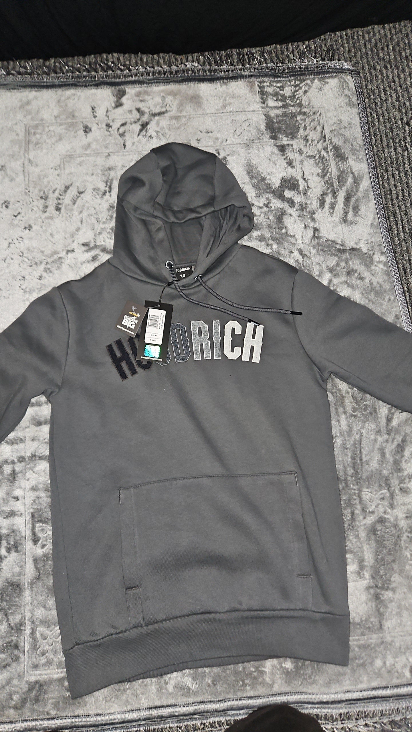 Hoodrich Hoodie XS - Grey - Brand New with Tags