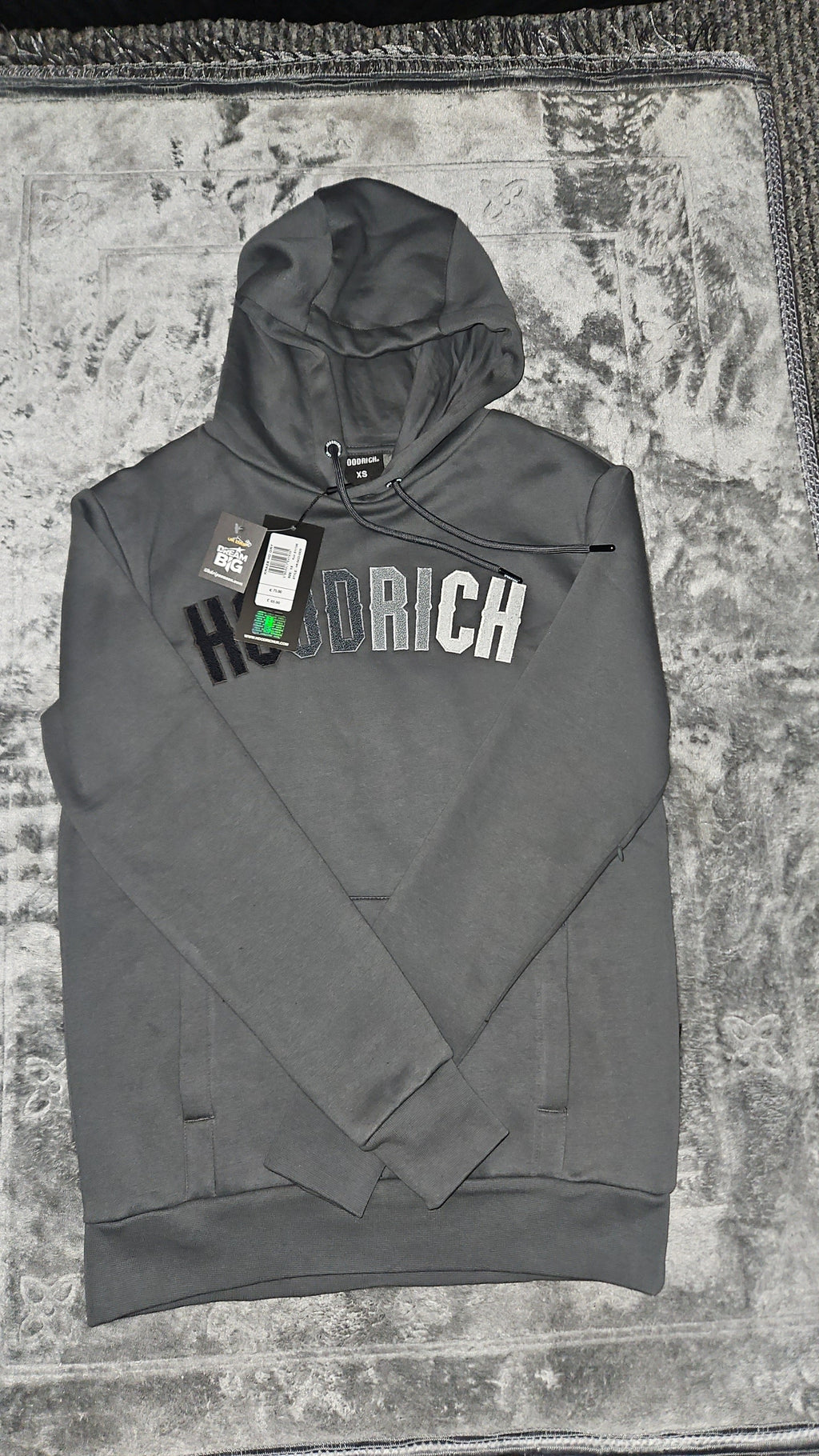 Hoodrich Hoodie XS - Grey - Brand New with Tags