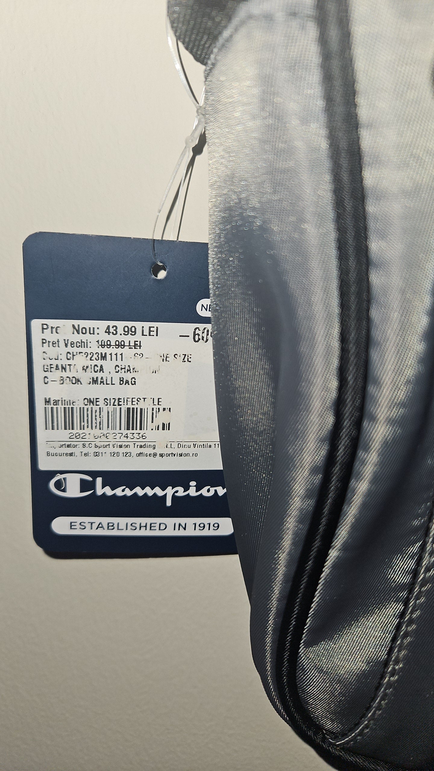 Champion Man Bag Grey - Everyday Functional Accessory