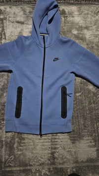 Nike Tech Fleece Hoodie in Blue - Size XS