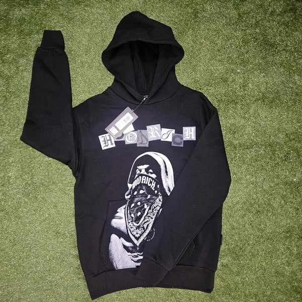 Hoodrich Black Street Print Hoodie - BNWT