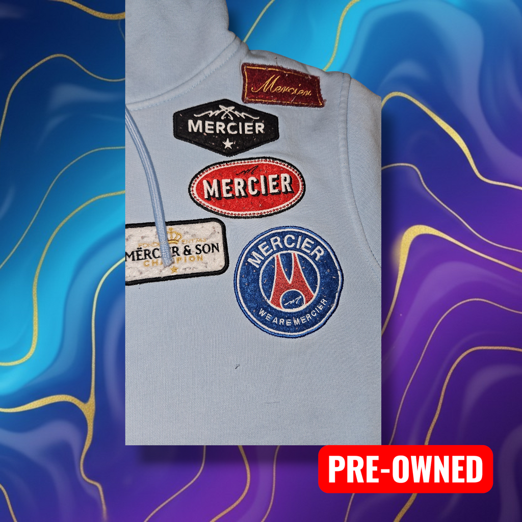 Mercier Blue Hoodie - Stylish Comfort for Small Sizes