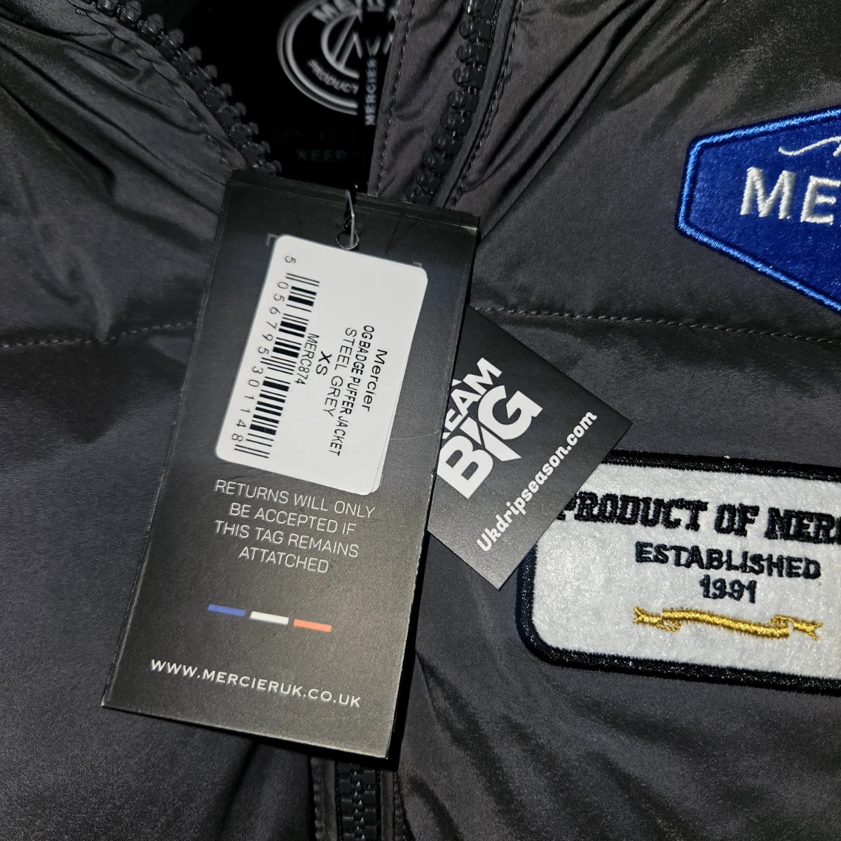 Mercier Grey New Season Coat - BNWT size xs