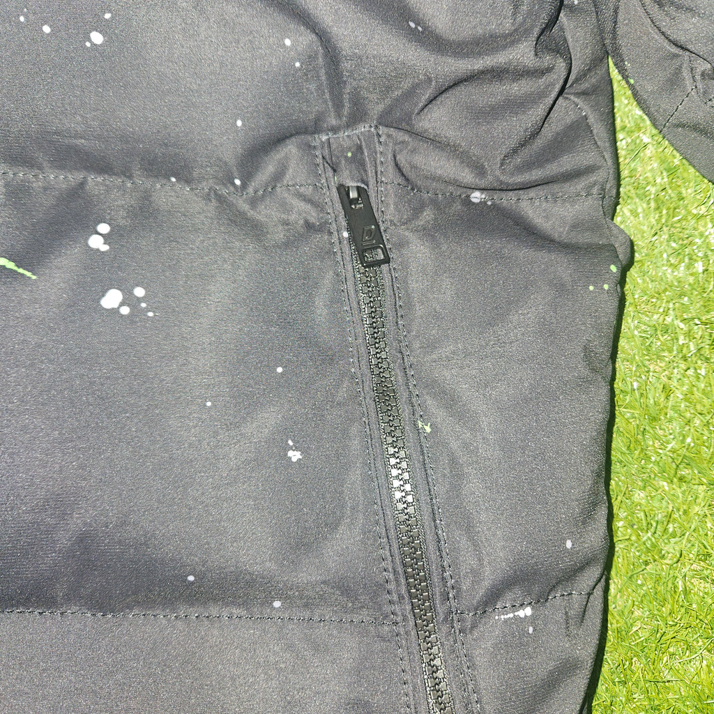 Dripmade Ink Splash Coat - Black - Size Small - BNWT