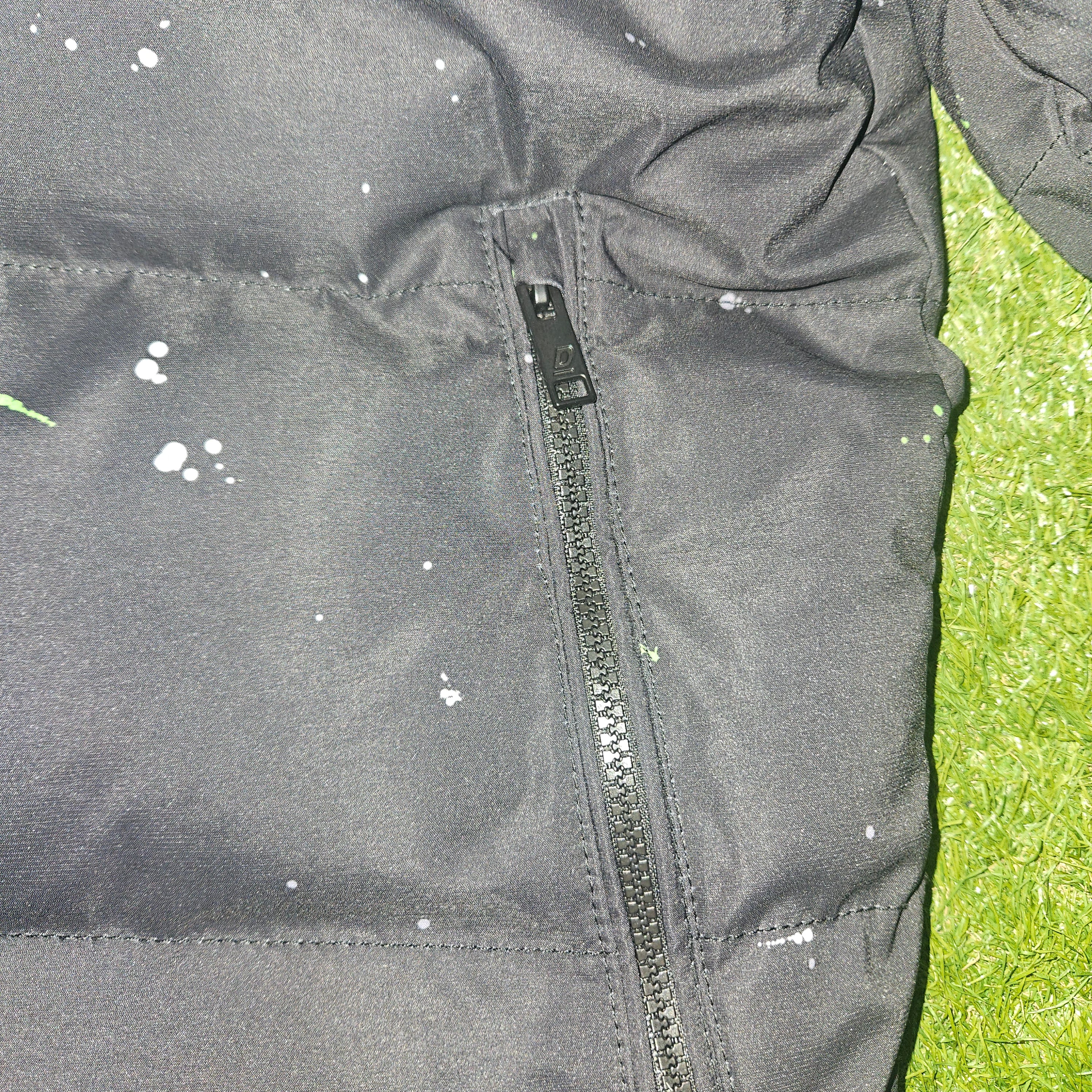 Dripmade Ink Splash Coat - Black - Size Small - BNWT