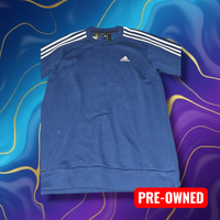 Adidas Blue Jumper Size Small for Streetwear Style