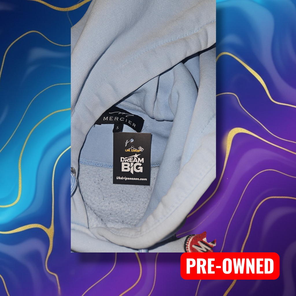 Mercier Blue Hoodie - Stylish Comfort for Small Sizes