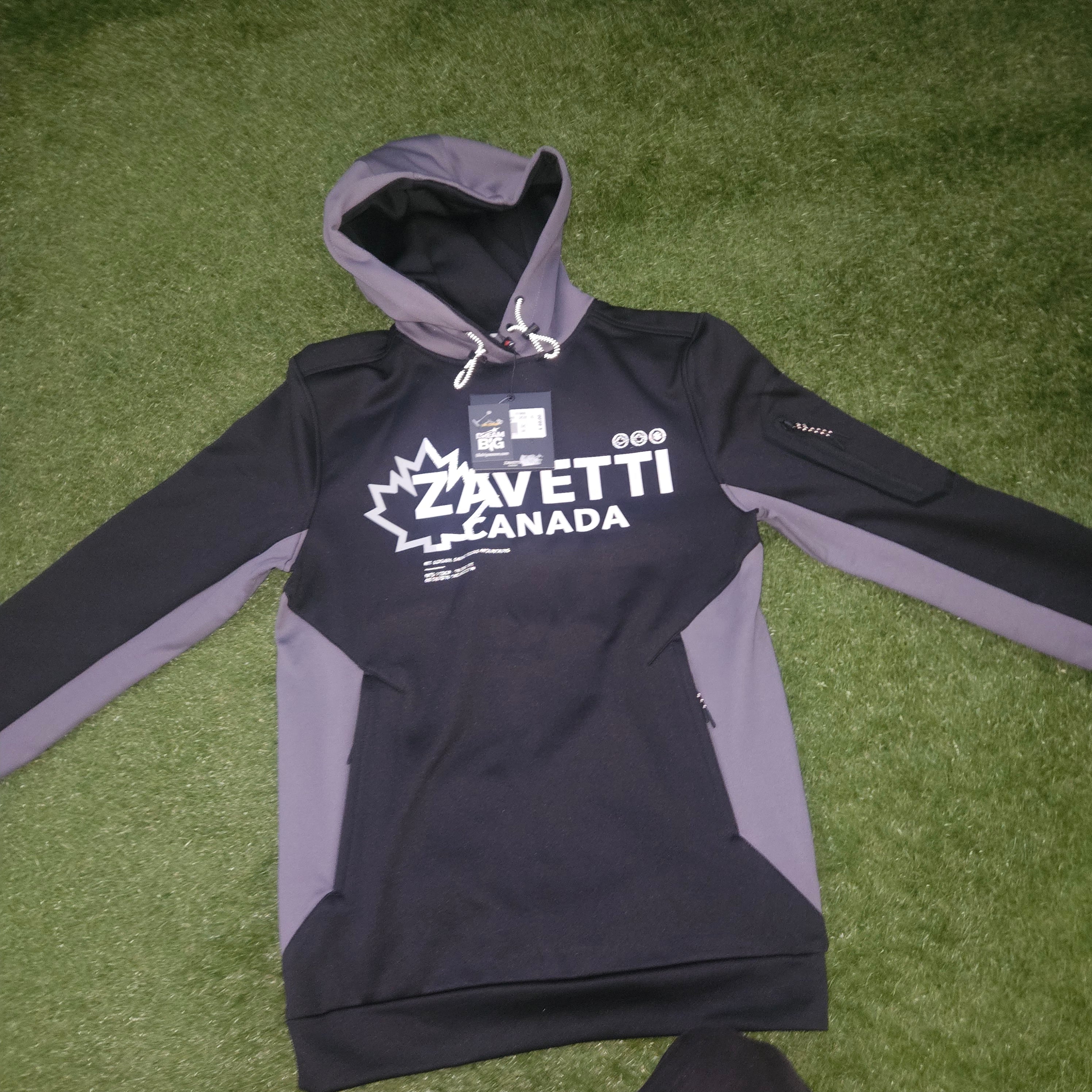 Zavetti Canada New Gen Hoodie – Grey & Black | Size XS