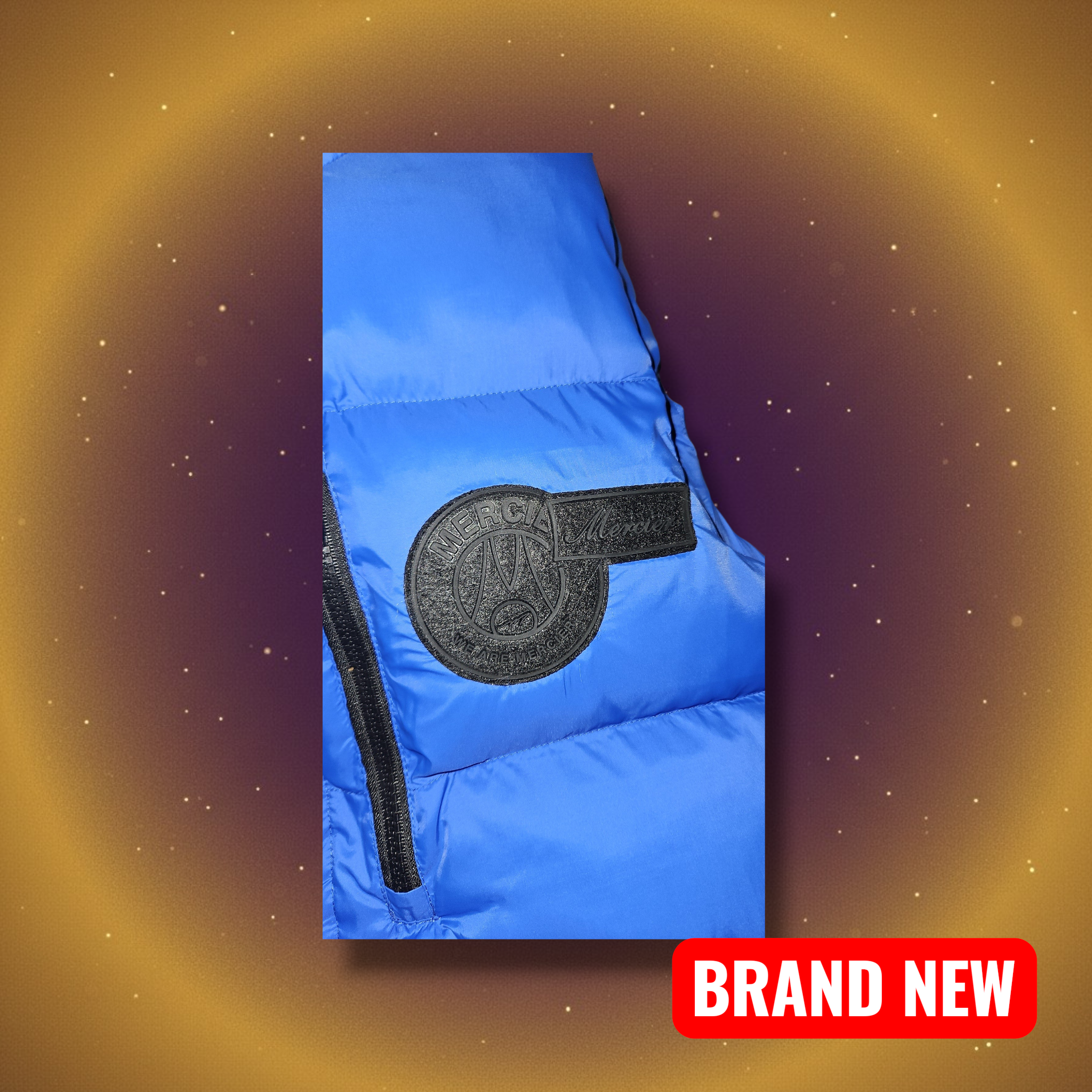 Mercier Blue Gilet Size Small - Essential Layering Piece