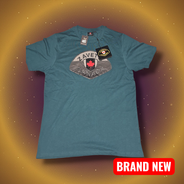 Zavetti Canada T-Shirt BNWT in Seafarer Teal - Size L