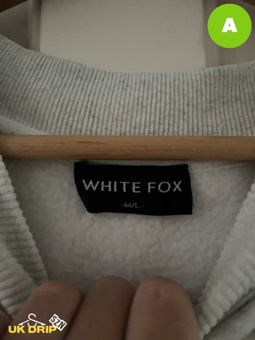 White Fox Jumper Size M/L