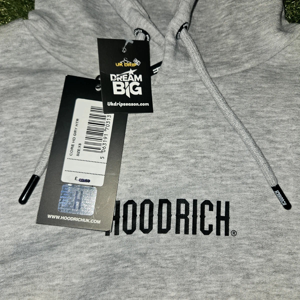 Hoodrich Grey Core Hoodie - BNWT size xs