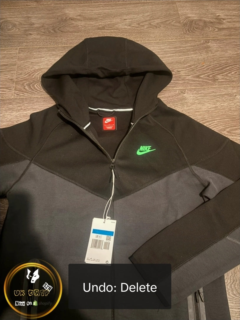 Black And Grey Tech Fleece New With Tags.