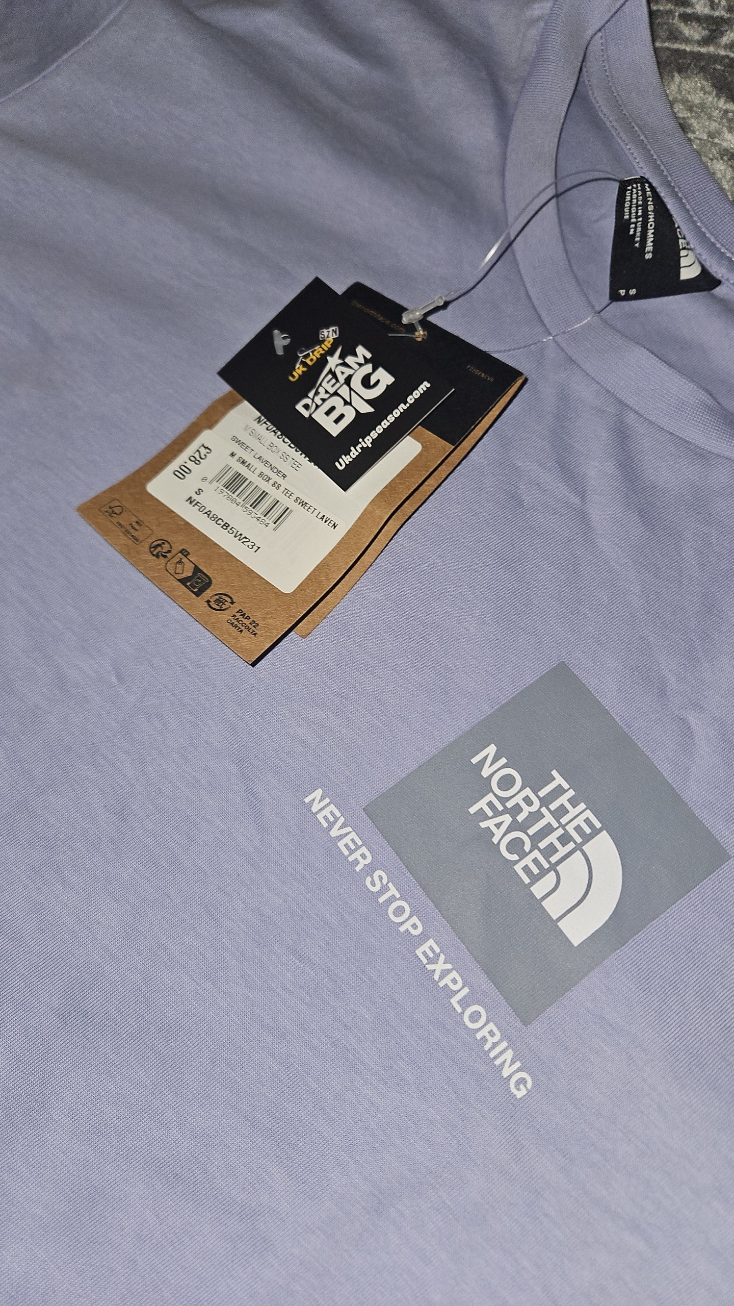 North Face Purple T-Shirt - Size Small - BNWT