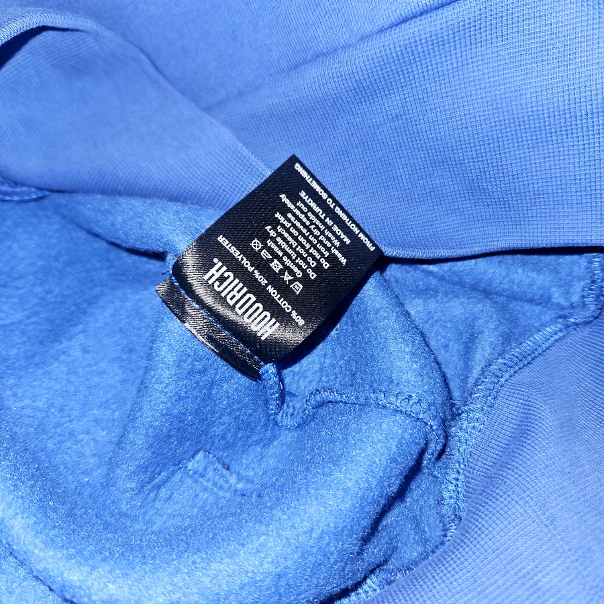 Hoodrich Blue Hoodie - BNWT size xs